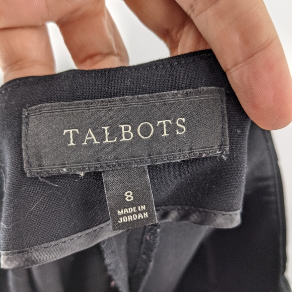 TALBOTS Black Flare pants - Picture 7 of 8